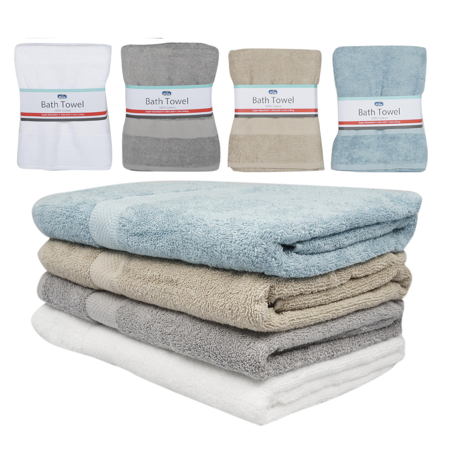 Wholesale 30" X 52" Bath Towel Assorted DollarDays