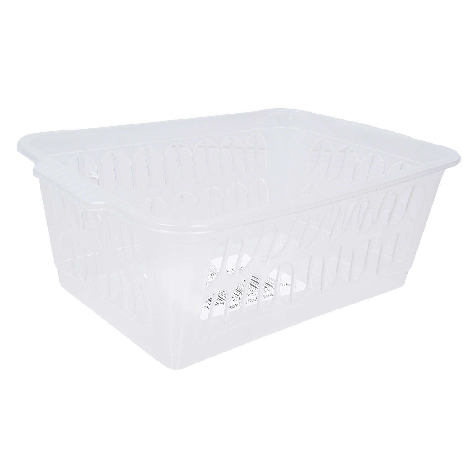 Wholesale Clear Plastic Storage Basket (SKU 2354124) DollarDays