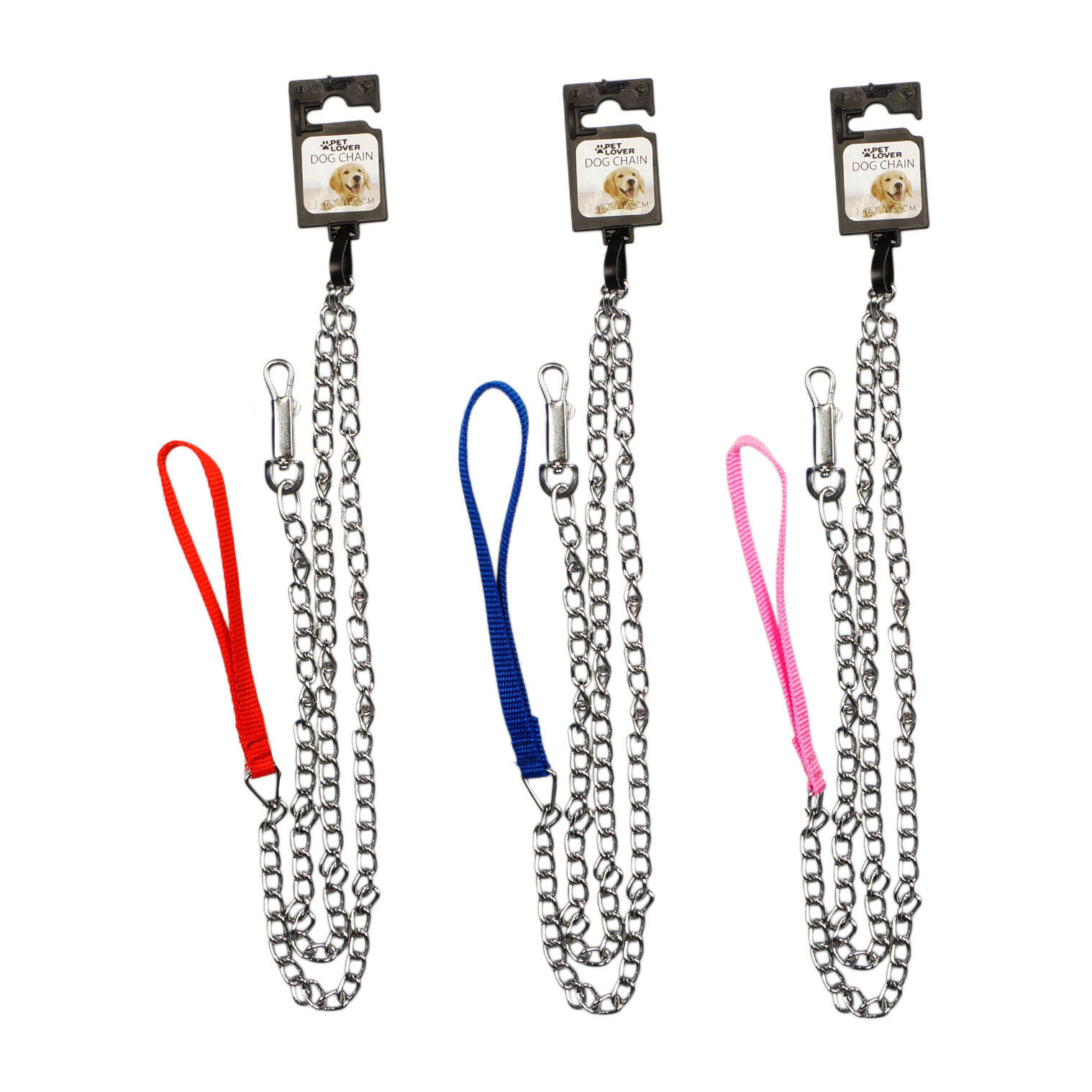 Wholesale 47.24" Dog Chain Assorted (SKU 2349840) DollarDays