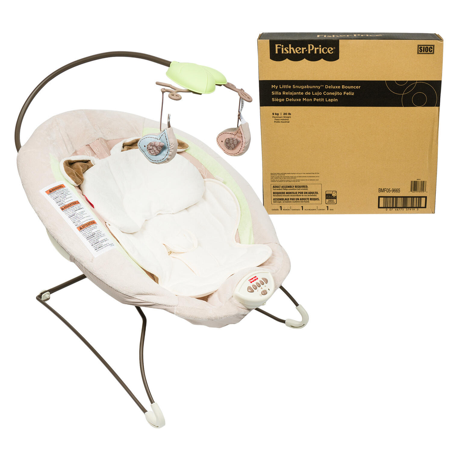 Wholesale Fisher Price Bouncers Multicolored, One Per Case, Sturdy