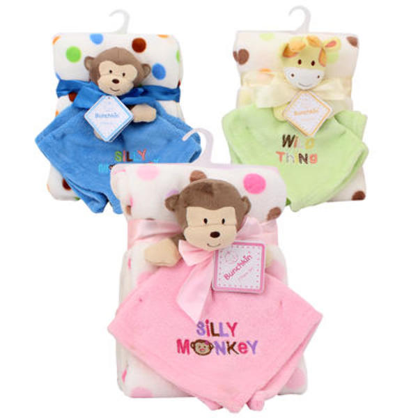 Wholesale Bunchkin Blanket/Lovey 2piece Set (SKU 1994814) DollarDays