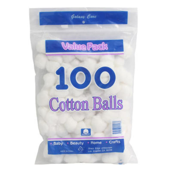 Wholesale 100 Count Cotton Ball Pack (SKU 2327816) DollarDays