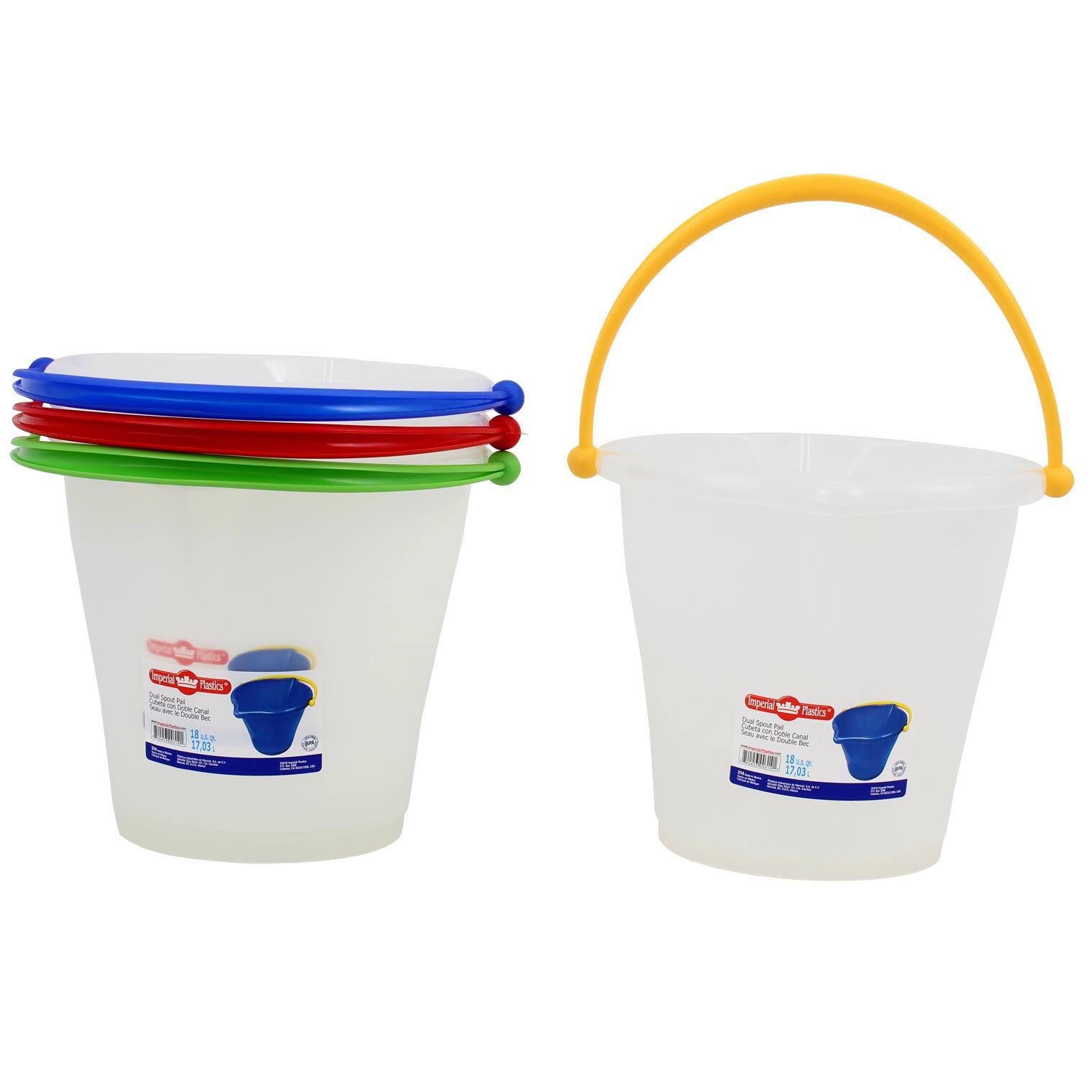 Wholesale Imperial Plastics Dual Spout Pail Assorted DollarDays