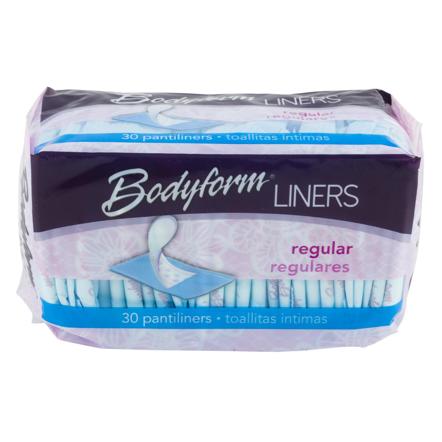 Wholesale Bodyform Panty Liners 30 Count, Individually Wrapped