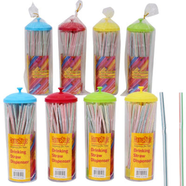 Wholesale Drinking Straw Dispenser Assorted DollarDays