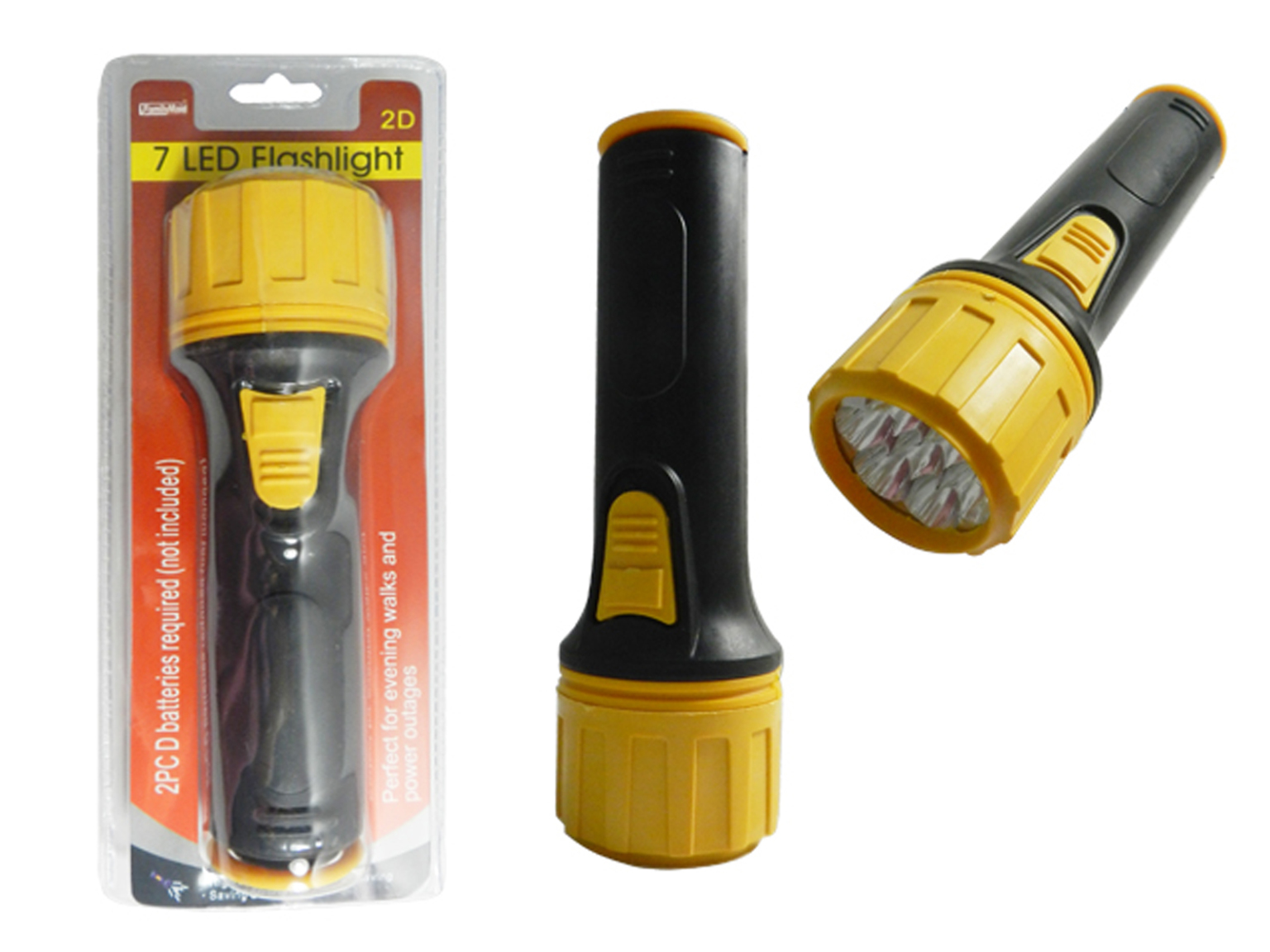 Wholesale 7 LED Flashlight DollarDays