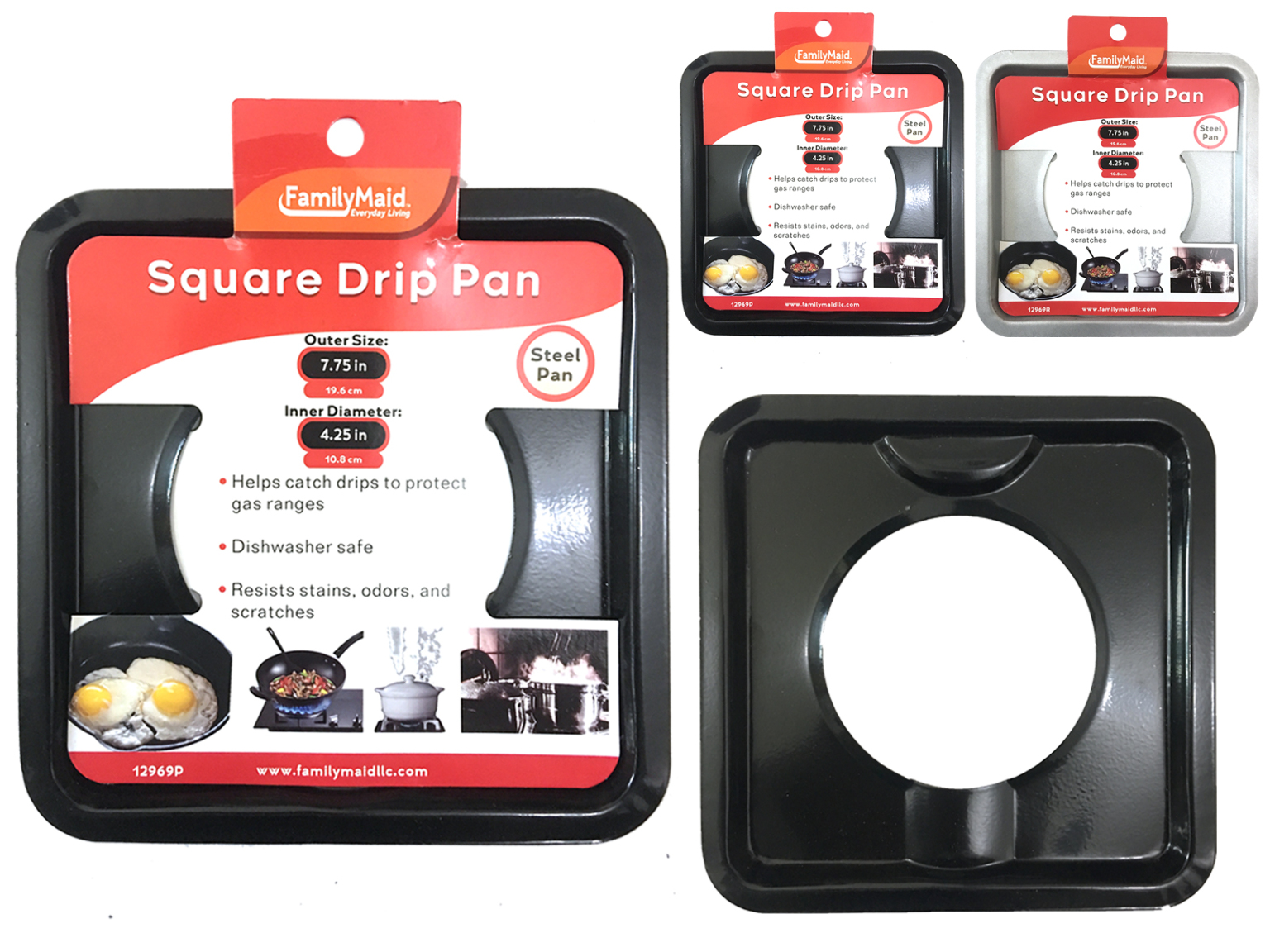 Wholesale Steel Square Drip Pan (SKU 2326876) DollarDays