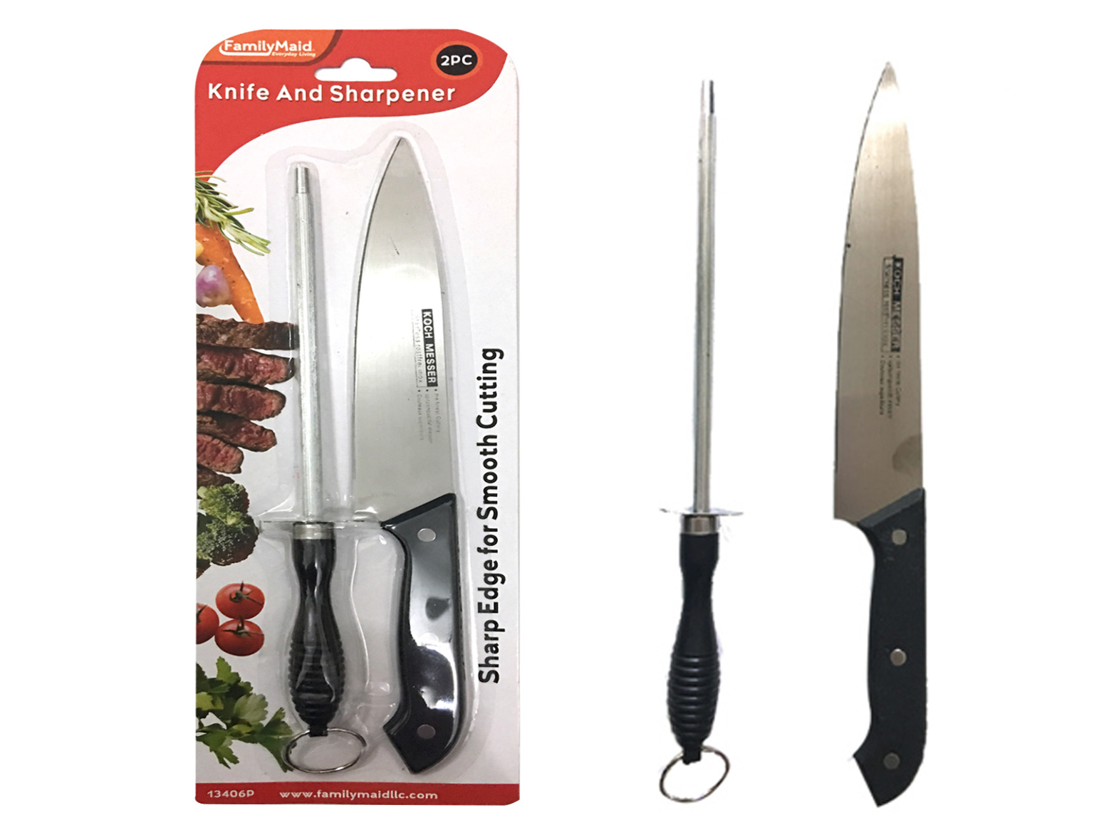 Wholesale Stainless Steel Knife Sharpener Set (SKU 2327014) DollarDays