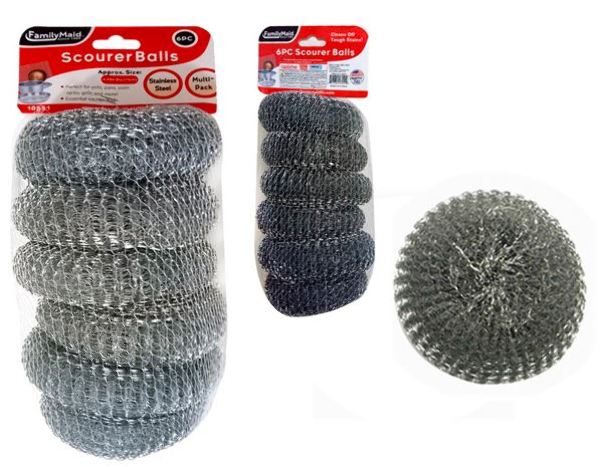 Wholesale Scourer, 6-pack Set (sku 2353227) Dollardays