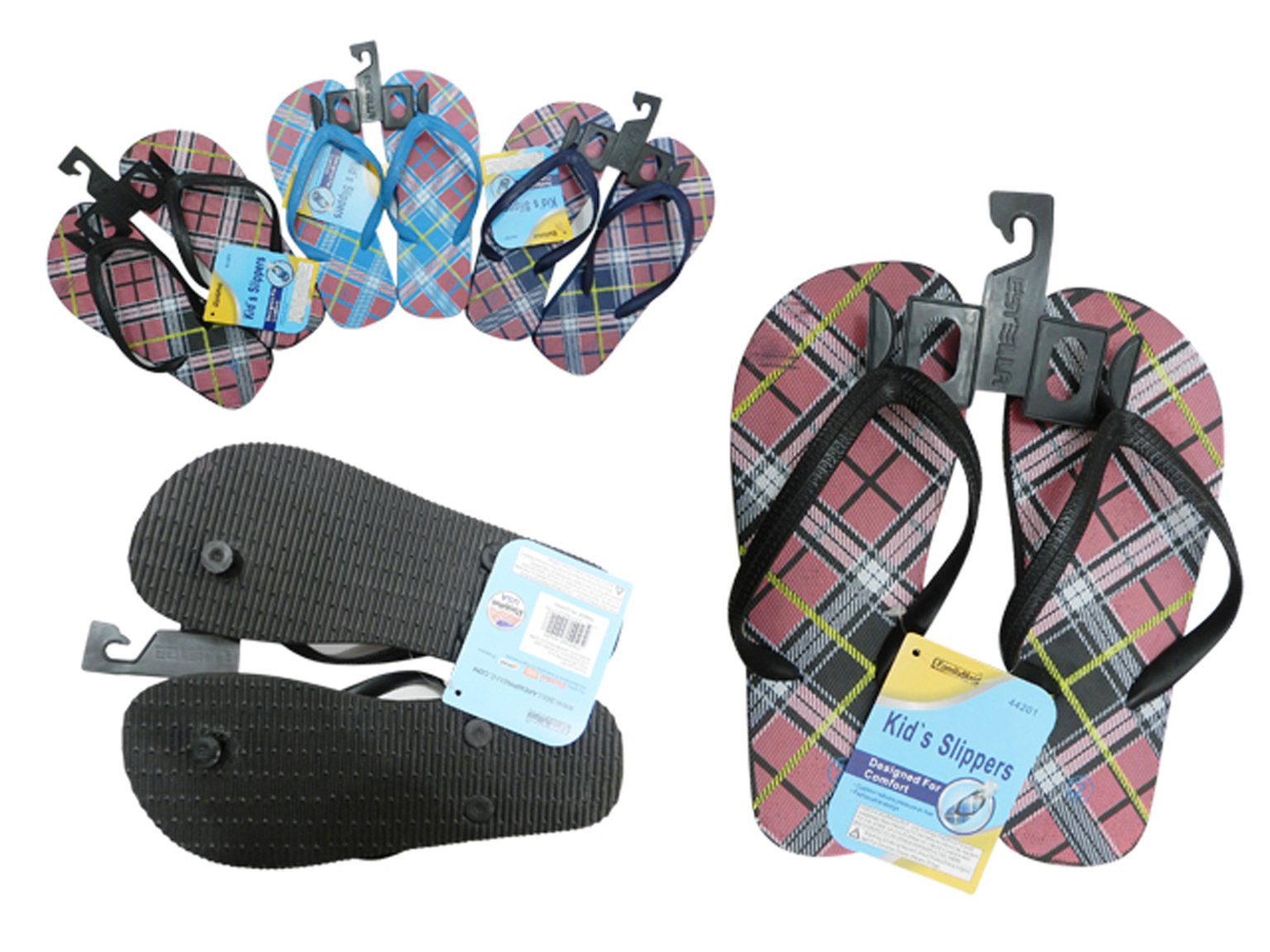 bulk kids flip flops