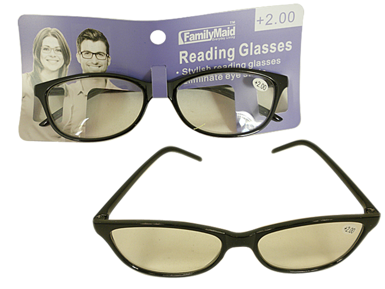 Wholesale Retro Style Reading Glasses 1 5 2 0 2 5 3 Black