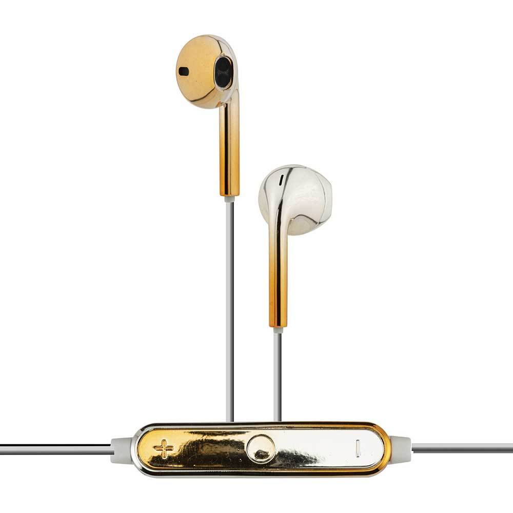 Wholesale Bluetooth Wireless Earbuds Chrome Gold/Silver (SKU 2352693