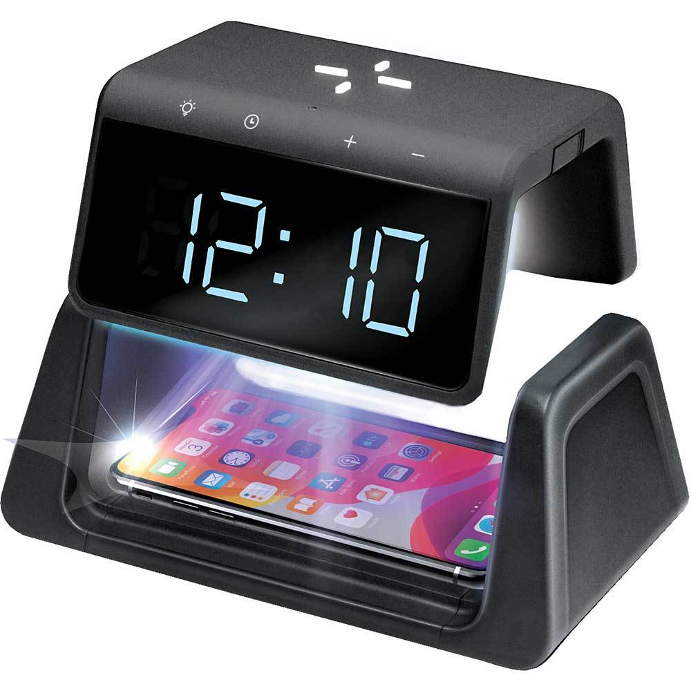 Wholesale UVC Sanitizing Alarm Clock (SKU 2352785) DollarDays