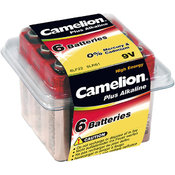 9V Alkaline, 6 pack