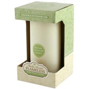 3x6 Flameless Indoor/Outdoor Ivory Pillar Candle