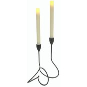 Taper Holder w/Flameless Candle- Oil Rubbed Bronze