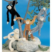 17" 4 Assorted Monkey