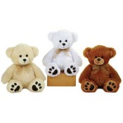 13" 3 Assorted Color Sitting Bears