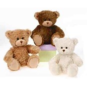 8" 3 Assorted Color Sitting Bears