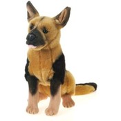13" Sitting Plush German Shepherd Dog