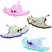 15" 4 Assorted Color Polka Dot Sting Rays