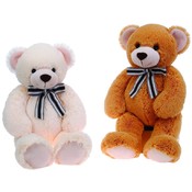 26" 2 Assorted Color Cuddle Bear W/ Ribbon