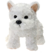 9.5" Standing White Terrier