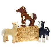 13.5" Plush Standing Horses