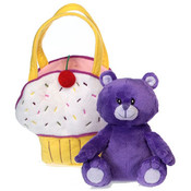 Fiestalicious - 6" Sitting Purple Bear