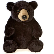 7" Sitting Black Bear