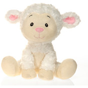 9" Sitting Bean Bag Lamb