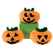 5" 3 Assorted Plush Halloween Pumpkin