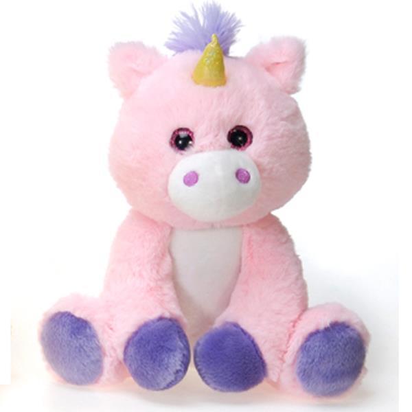 pink unicorn cuddly toy