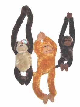Wholesale Plush Pull Arm Monkeys(24x.48)