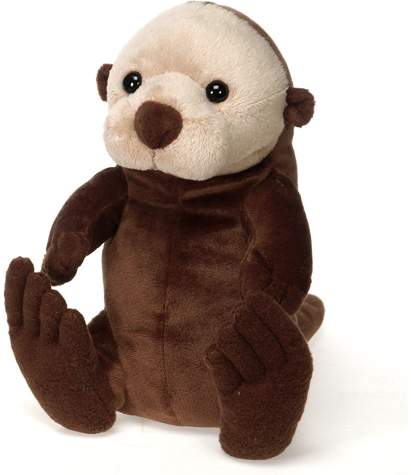 Wholesale 9" Lil' Buddies Sitting Sea Otter Plush Toy | DollarDays