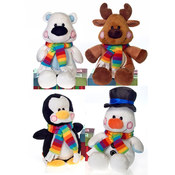 8" 4 Asst. Xmas Pals