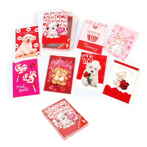 Wholesale 8 pack boxed valentine cards (sku 2323298) dollardays Wholesale 8 pack Boxed Valentine Cards (SKU 2323298) DollarDays
