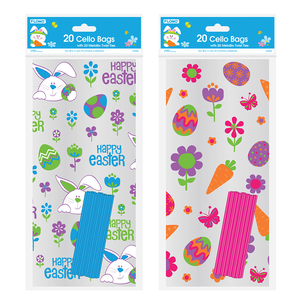 Wholesale Easter Cello Bags 20 Count DollarDays