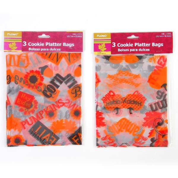 Wholesale Cookie Bags With Harvest Patterns(72x.49)