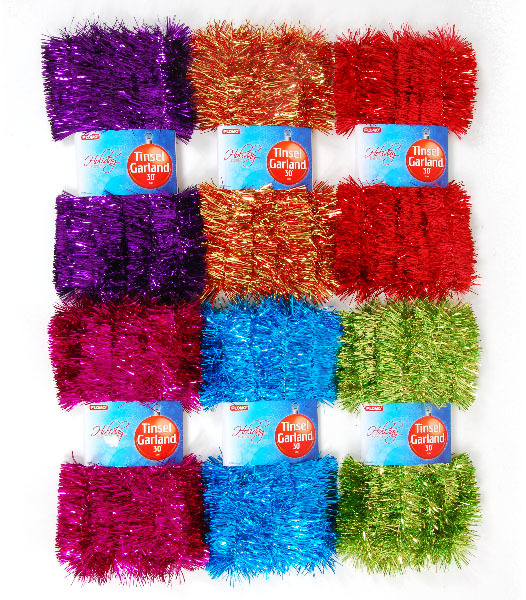 wholesale 2 ply tinsel garland sku 2127576 dollardays wholesale 2 ply tinsel garland sku 2127576 dollardays