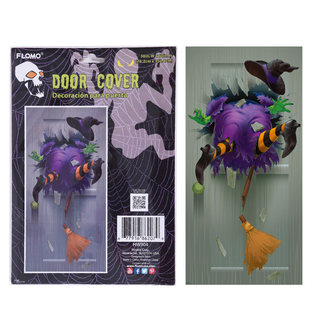 Wholesale Halloween Witch Door Cover (SKU 2318451) DollarDays