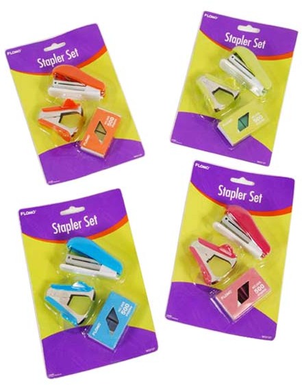 Wholesale 3 Pack Stapler, Staple Puller and Staple Set(48x.52)