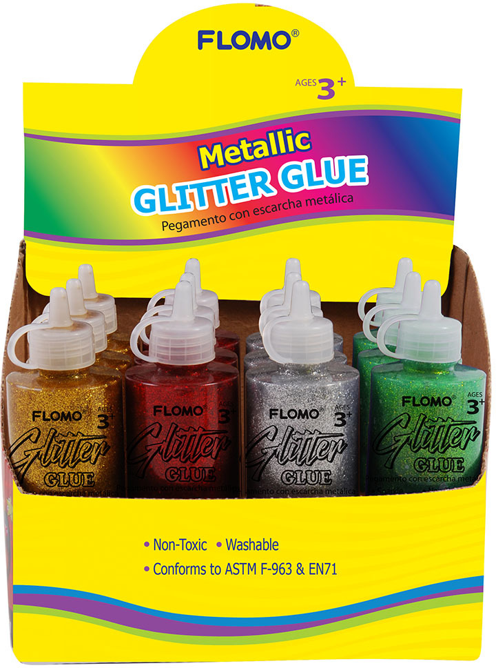 Wholesale Metallic Glitter Glue - 4 Colors(48x.47)