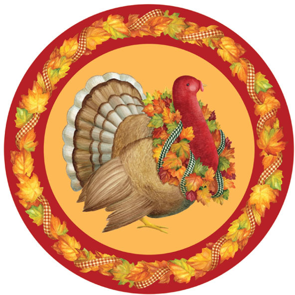 Wholesale Thanksgiving 9" Paper Plates 8 Count (SKU 1980964) DollarDays