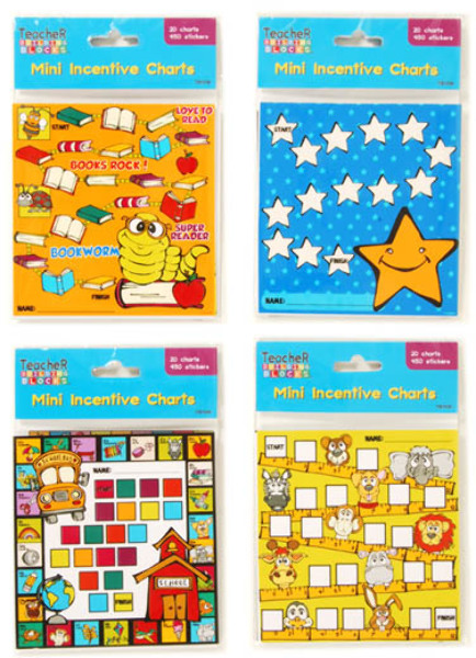 Wholesale 30CT Incentive Charts With Stickers(48x.55)