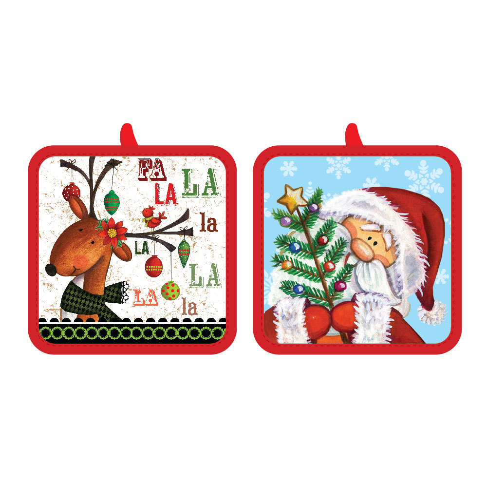 Wholesale Whimsical Christmas Kitchen Pot Holders DollarDays