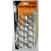 12 Piece Hose Clamp Set