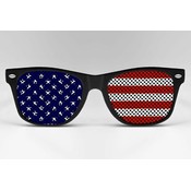Imprinted Sunglasses- Patriotic USA Flag
