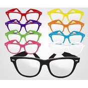 Non-Imprint Assorted Colored Frame Fashion Glasses