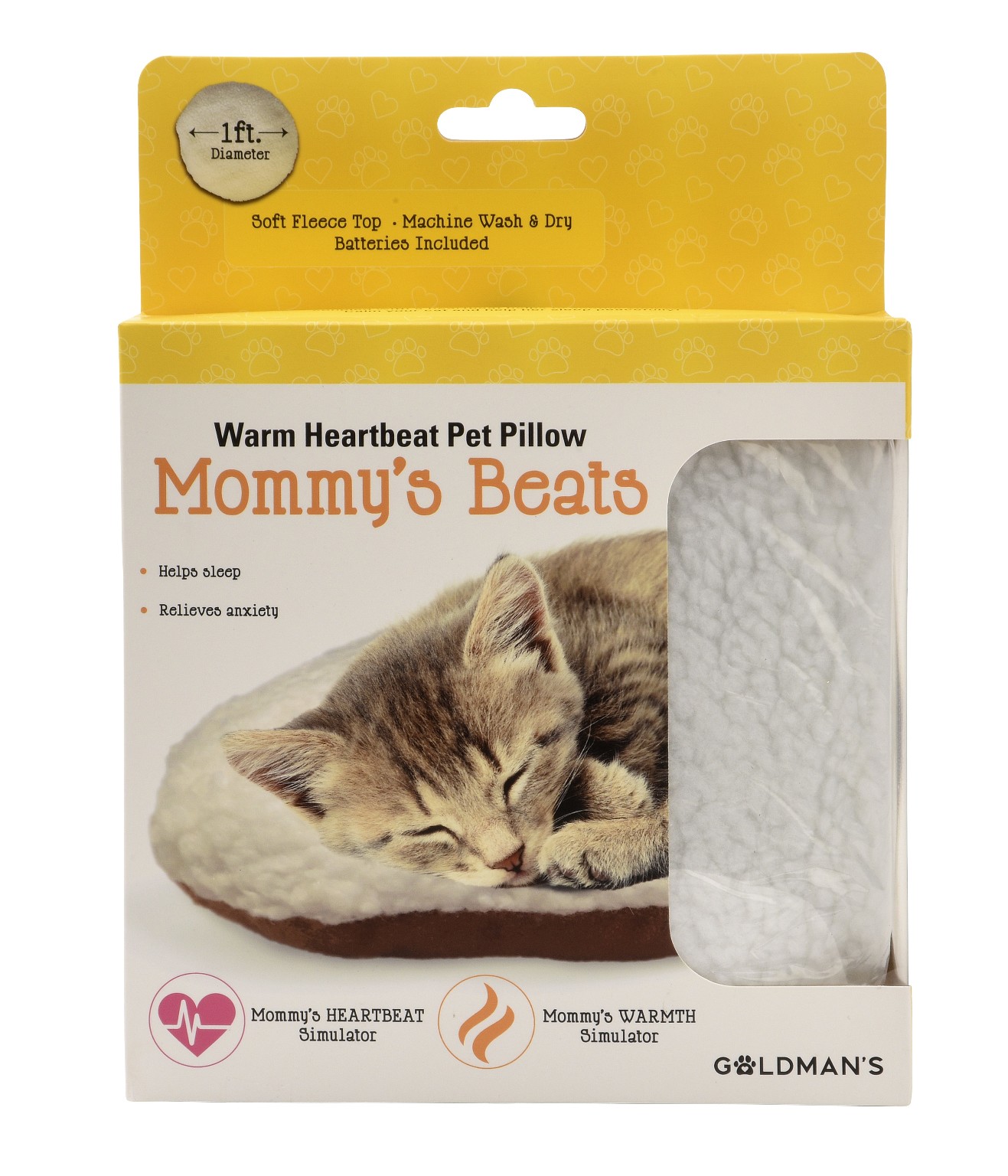 petsmart heartbeat pillow